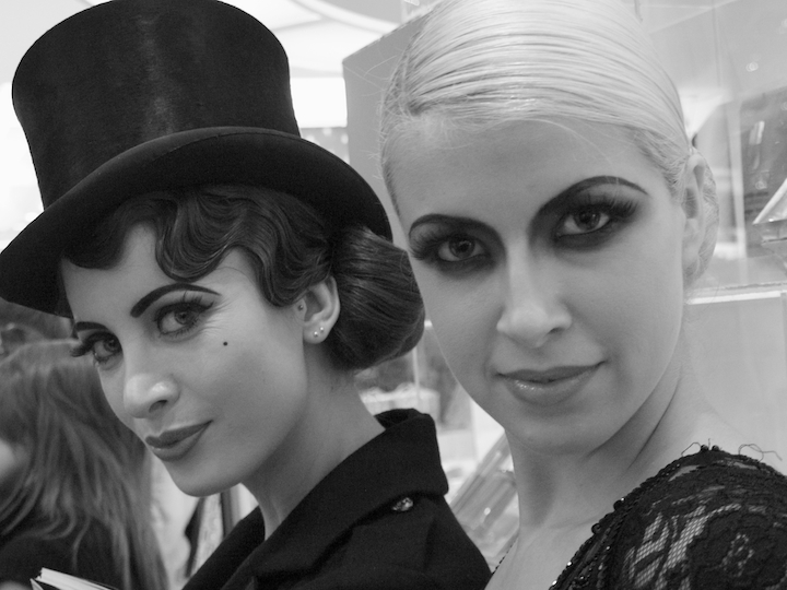 Models in Selfridges